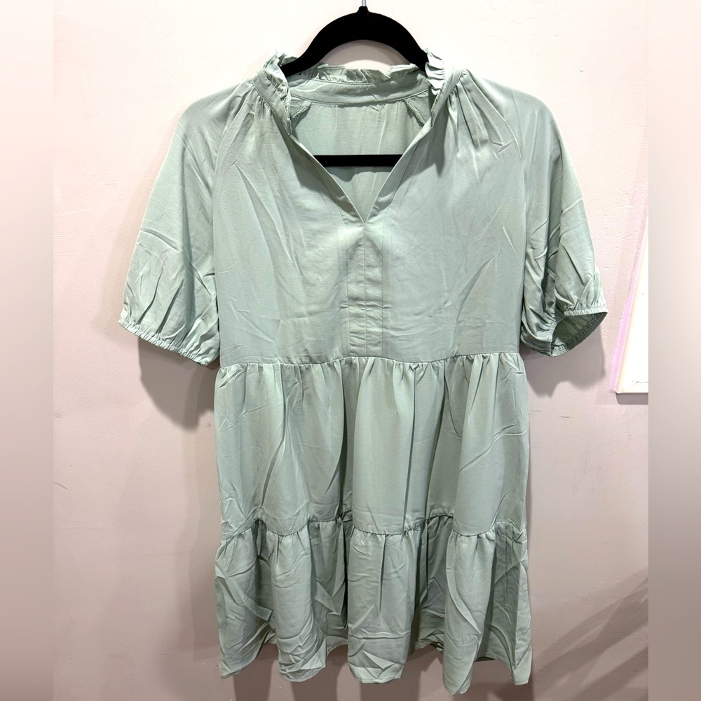 Sage green “everyday” dress- new with out tags